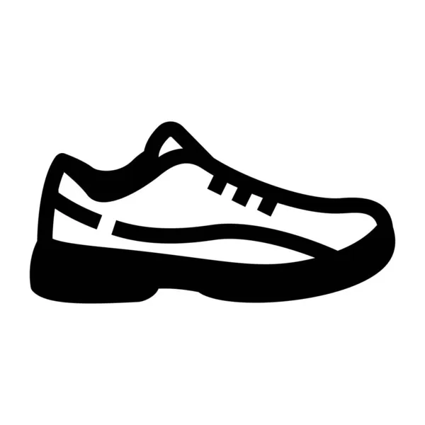 Zapato Icono Web Ilustración Simple — Vector de stock