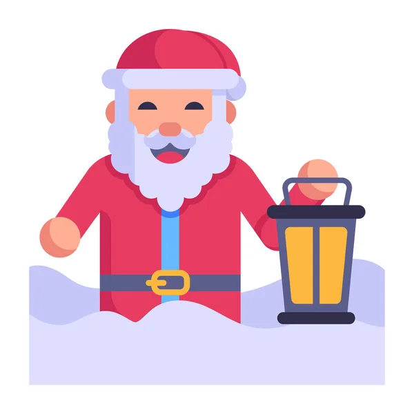 Weihnachtsmann Vektor Illustration Design — Stockvektor