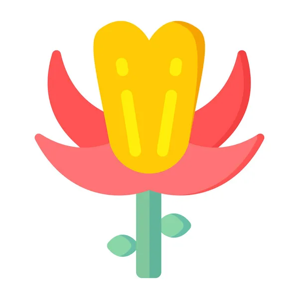 Flower Web Icon Simple Illustration — Stock Vector