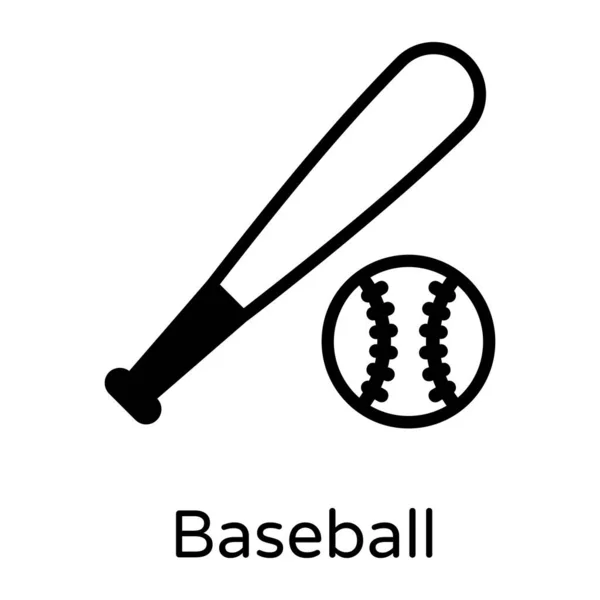 Illustration Vectorielle Sport Baseball — Image vectorielle