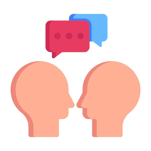 Chat Speech Bubbles Vector Illustration — Stock Vector