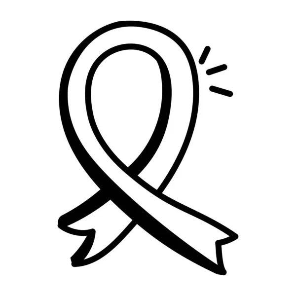 Lint Met Aids Symbool Vector Illustratie Ontwerp — Stockvector