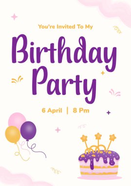 Pasta ve mumlarla mutlu yıllar.