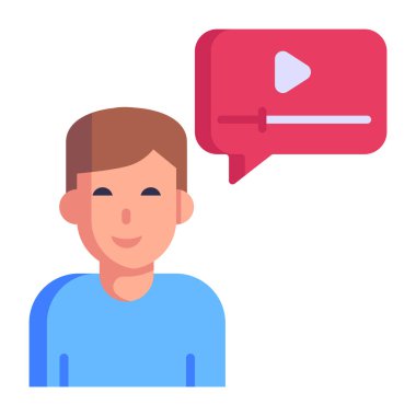 Konuşma baloncukları vektör illüstrasyon tasarımı ile sohbet balonu