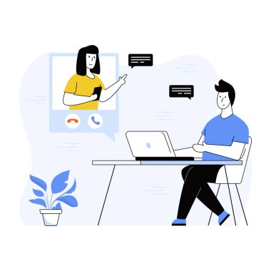 İş ve finans ikonu kavramının vektör illüstrasyonu