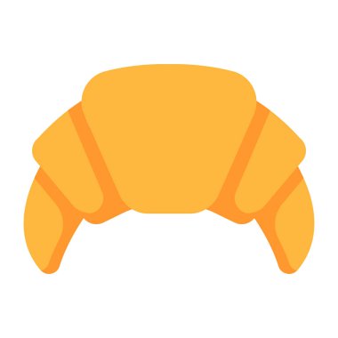 Ay çöreği. Web simgesi basit illüstrasyon