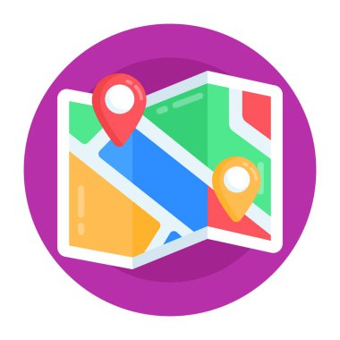 GPS konumu. Basit tasarım