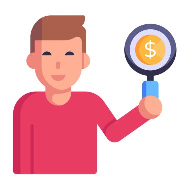 Kripto para biriminin vektör illüstrasyon tasarımı kavramı 