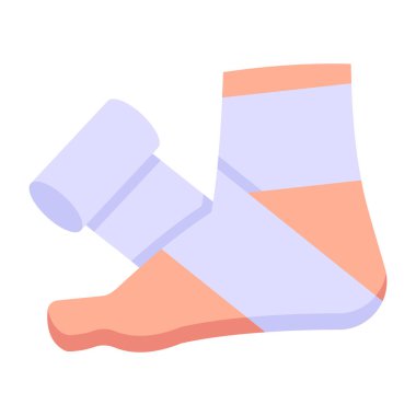 Havlu. Web simgesi basit illüstrasyon