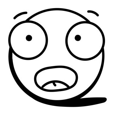 Çizgi film köpeğinin vektör çizimi