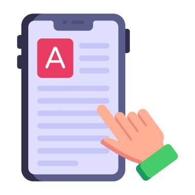 Pano. Web simgesi basit illüstrasyon