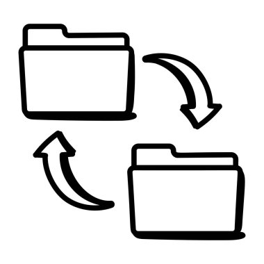 Oklu dizin ve ok vektör illüstrasyon tasarımı