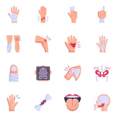 tıbbi simgeler vektör illüstrasyon tasarımı