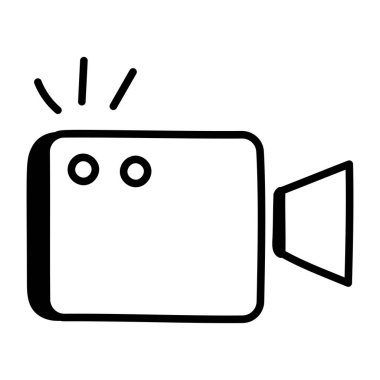 Video kamera. Basit resimleme