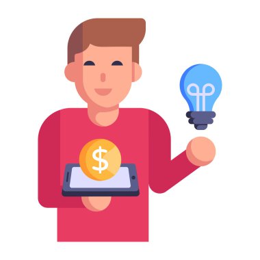 iş ve pazarlama kavramı, vektör illüstrasyonu