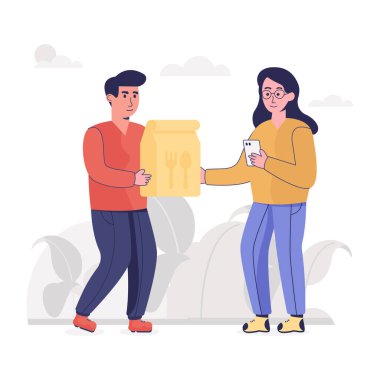 dağıtım vektörü çizimi