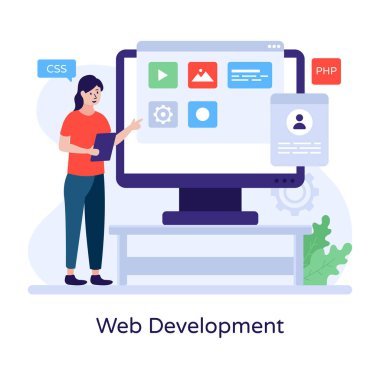 Çevrimiçi Öğrenme. Web simgesi