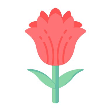 güzel çiçek tasarımı, vektör illüstrasyonu  