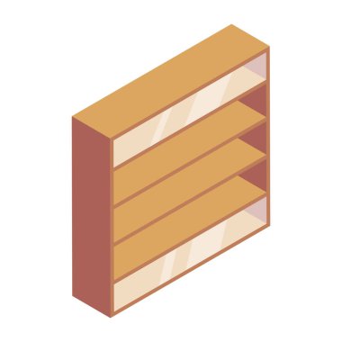 Çizgi film dolabının vektör çizimi