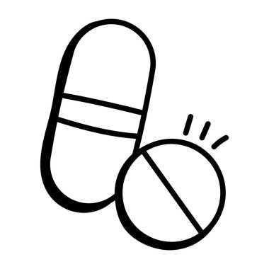 Haplar. Web simgesi basit illüstrasyon