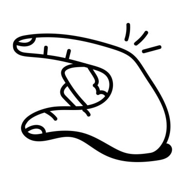 Bir uyku ayakkabısı simgesinin vektör çizimi