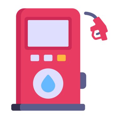 Benzin istasyonu. Web simgesi