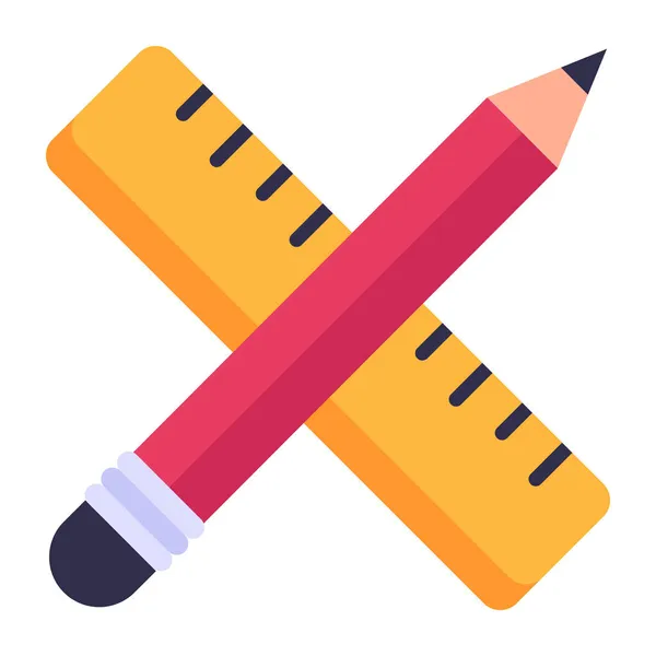 Pencil Web Icon Simple Illustration — Stock Vector