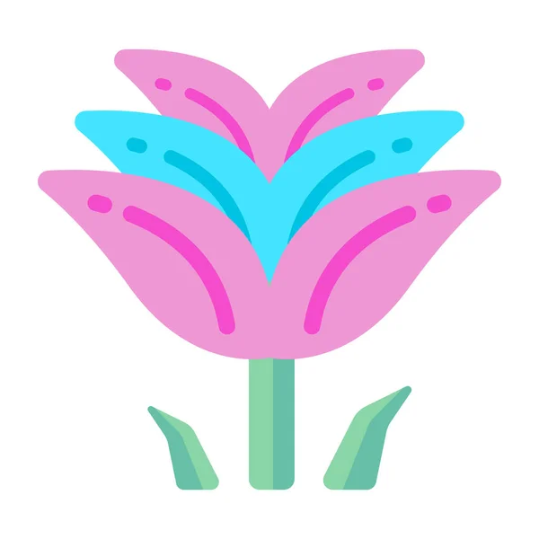 Blumensymbol Einfache Illustration — Stockvektor