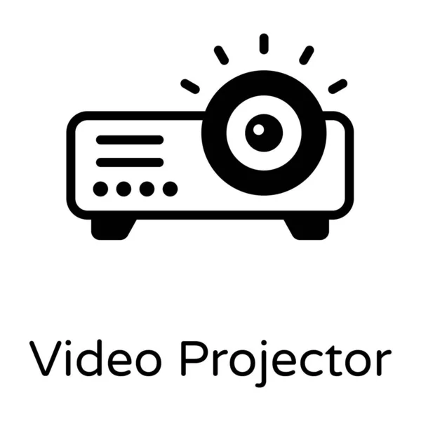 Videokamera Einfaches Design — Stockvektor