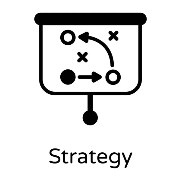 Analyse Flacher Vektor Symbol — Stockvektor