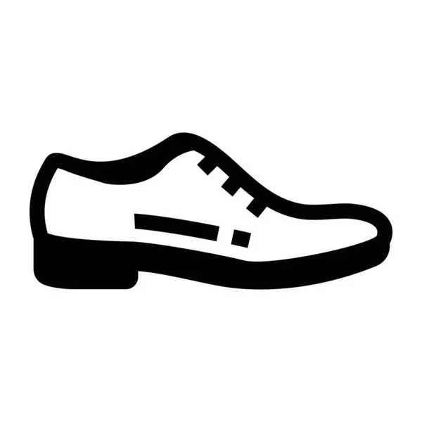 Zapato Icono Web Ilustración Simple — Vector de stock