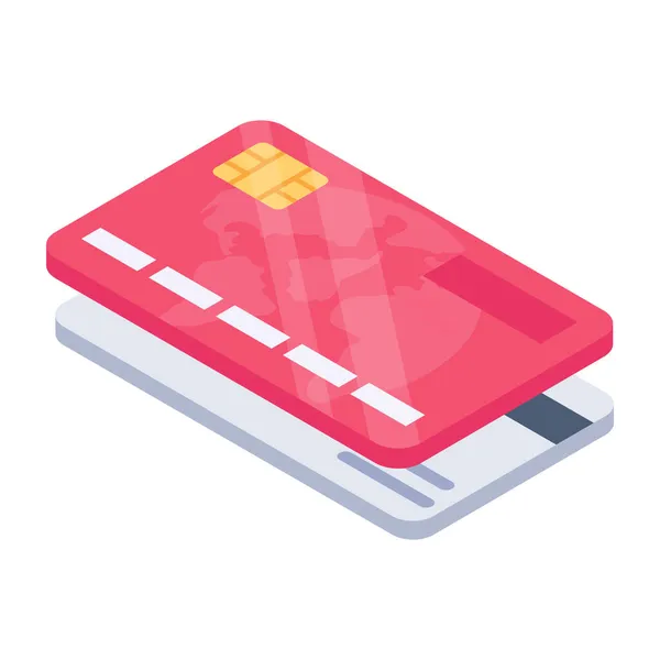 Vectorillustratie Ontwerp Kredietkaart — Stockvector