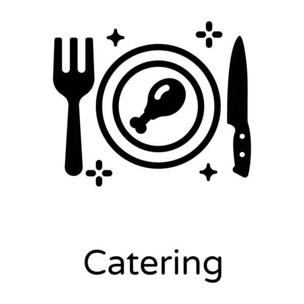Дизайн Векторной Иллюстрации Ресторана — стоковый вектор