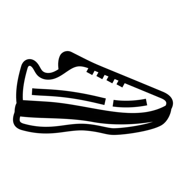 Sneaker Web Icon Simple Illustration — Stock Vector