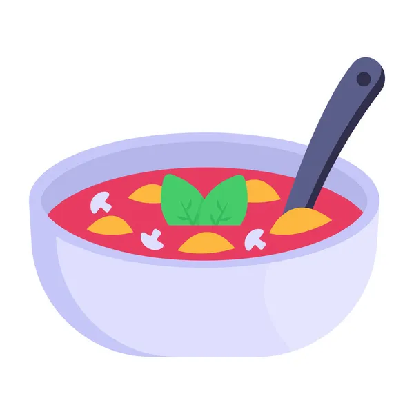 碗与汤矢量图解设计 — 图库矢量图片