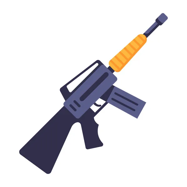Gun Icon Flat Illustration Weapon Vector Icons Web — Stock Vector