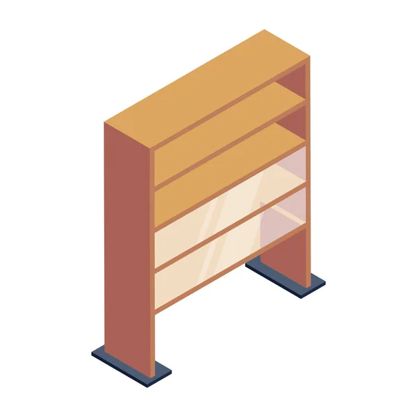 Vector Illustration Wooden Chest Icon — Stock Vector