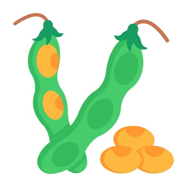 Icono Berenjena Ilustración Dibujos Animados Verduras Vector Iconos Para Web — Vector de stock