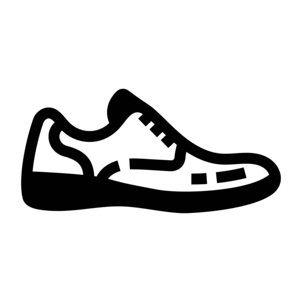 Zapato Icono Web Ilustración Simple — Vector de stock