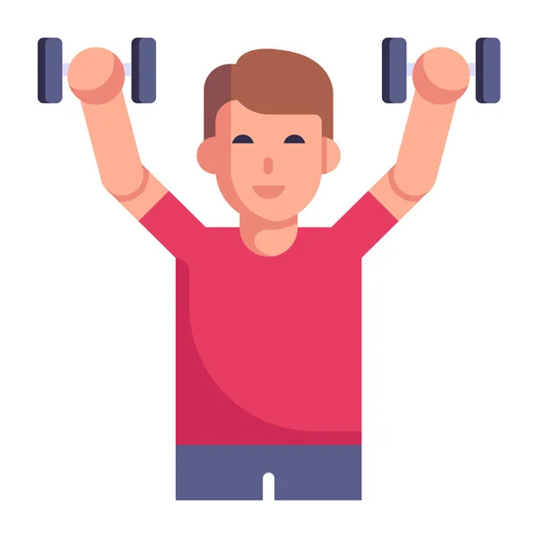 Vectorillustratie Van Fitness Icoon — Stockvector