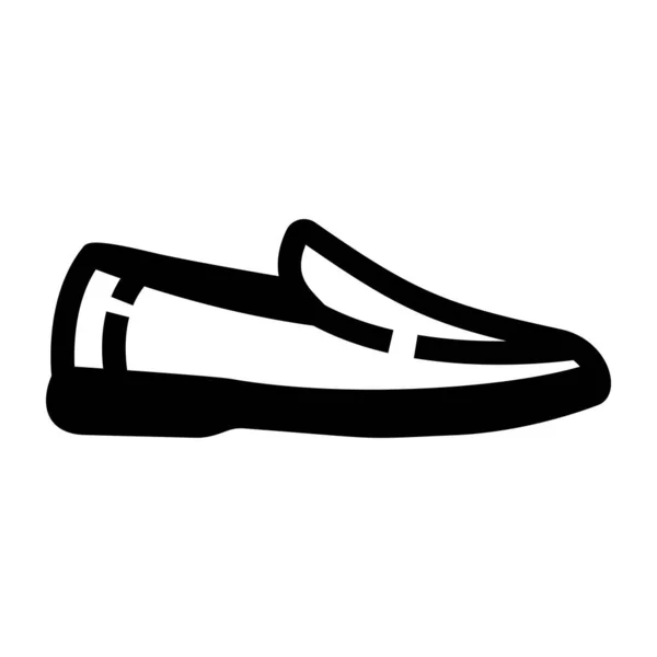 Zapatos Icono Web Ilustración Simple — Vector de stock