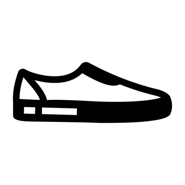 Chaussure Icône Web Illustration Simple — Image vectorielle