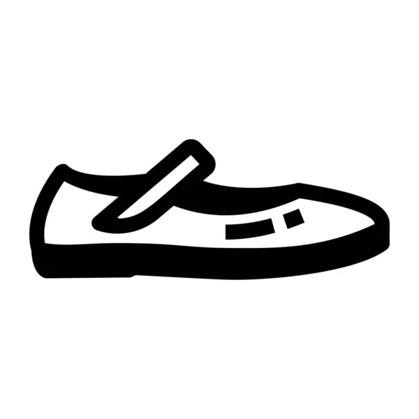 Zapato Icono Web Ilustración Simple — Archivo Imágenes Vectoriales