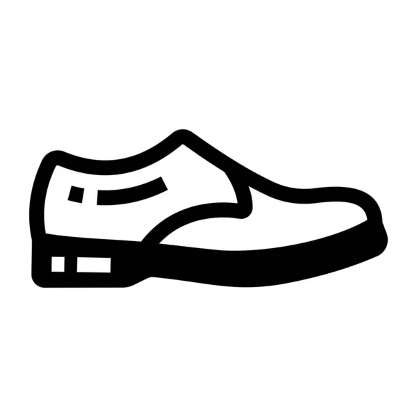 Cipők Web Ikon Egyszerű Illusztráció — Stock Vector