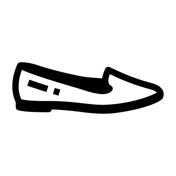 Vector Ilustración Dibujos Animados Moderno Zapato Moda — Vector de stock