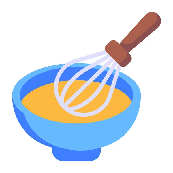 Ícone Utensílios Cozinha Ilustração Simples Ícones Vetoriais Whisk Para Web —  Vetores de Stock