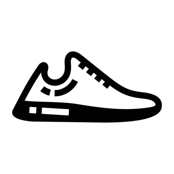 Sneaker Web Icon Simple Illustration — Stock Vector