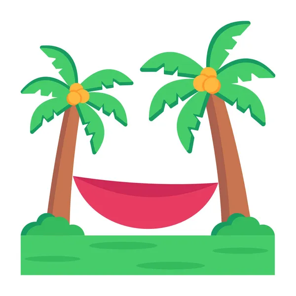 Summer Vacation Concept Icon Design Vector Illustration Eps Graphic — Stock Vector