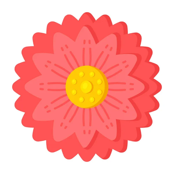 Illustration Vectorielle Icône Fleur — Image vectorielle