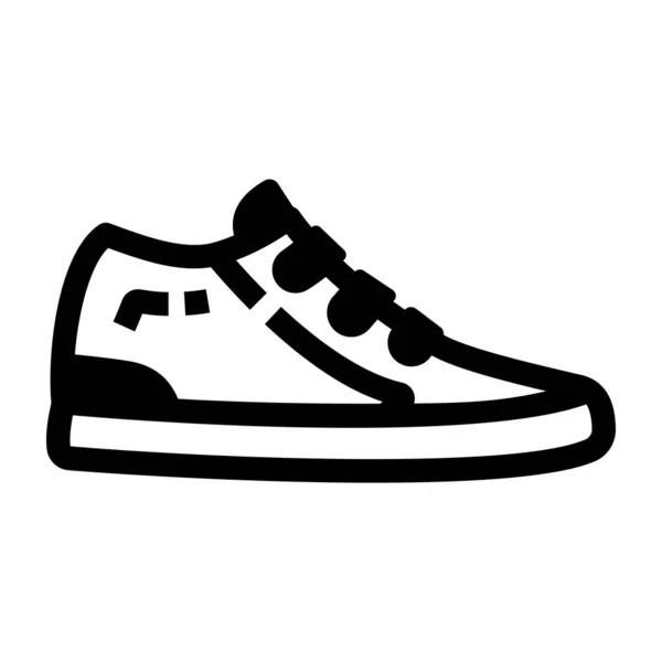 Sneaker Web Icon Simple Illustration — Stock Vector